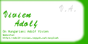 vivien adolf business card